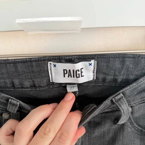 Paige Women's Black Verdugo Ankle Skinny Jeans size 27