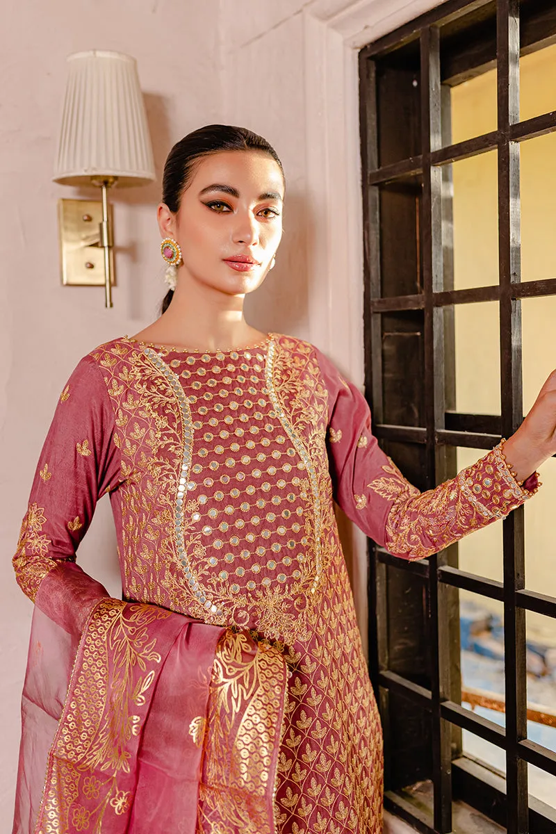 Pakistani Salwar Kameez Pink Heavily Embellished Traditional Salwar Suit