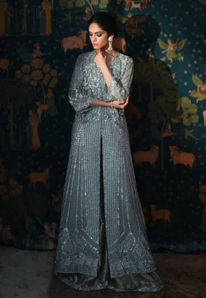 Pakistani Wedding Dress in Kameez Sharara Dupatta Style
