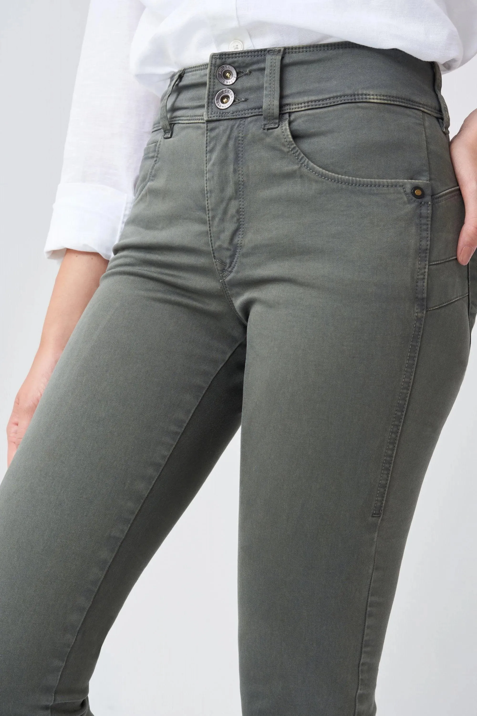 Pantalones Push In Secret Skinny Con Color