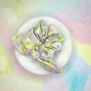 Pastel Coneflowers Bow Strip and Scrunchie Collection