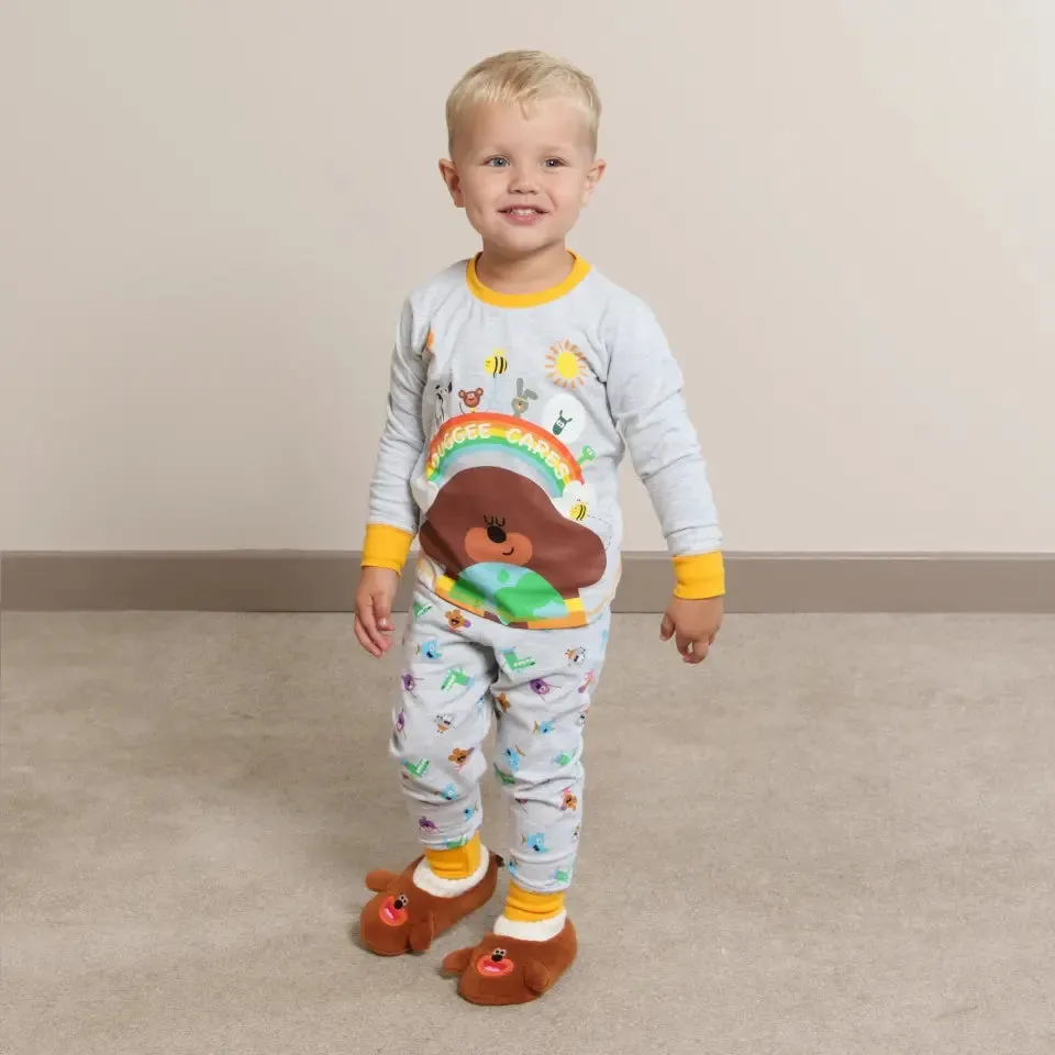 Personalised Hey Duggee 'Cares' Kids' Pyjamas