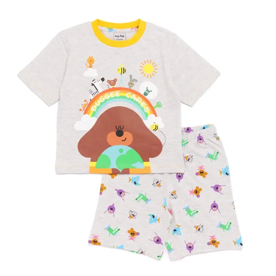 Personalised Hey Duggee 'Cares' Kids' Pyjamas