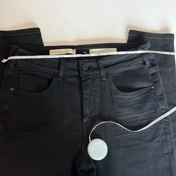 Pilcro - Anthropologie, high rise skinny, 31, black jeans