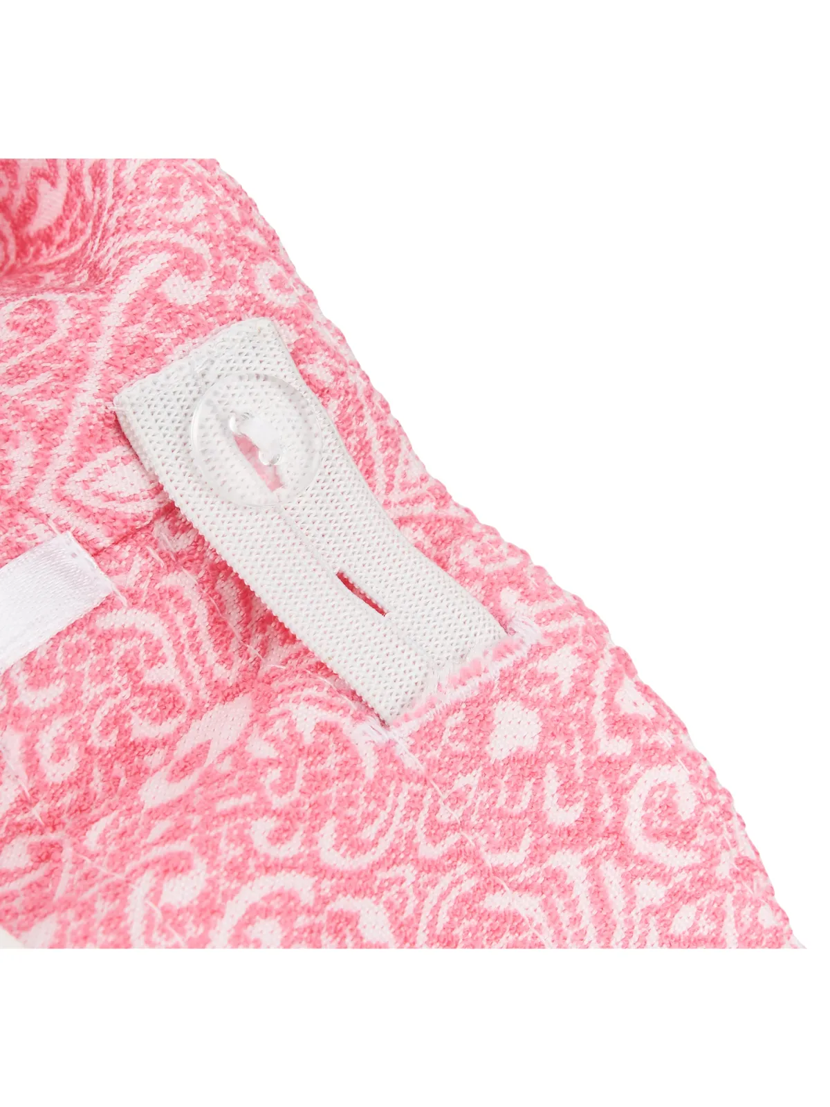 Pink Jacquard Hip Pleat Skirt by Kids Couture