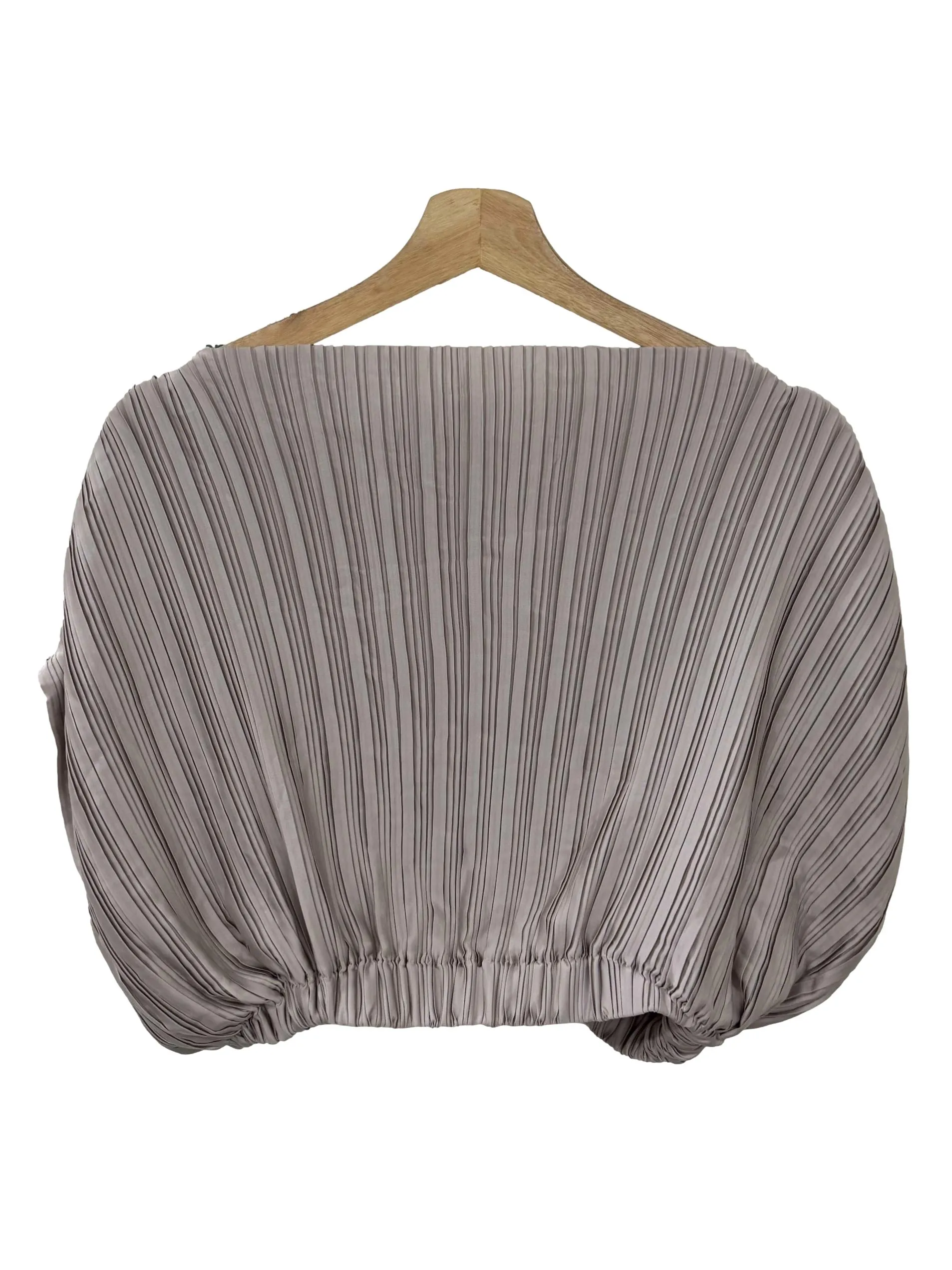 Pink Pleated Blouse