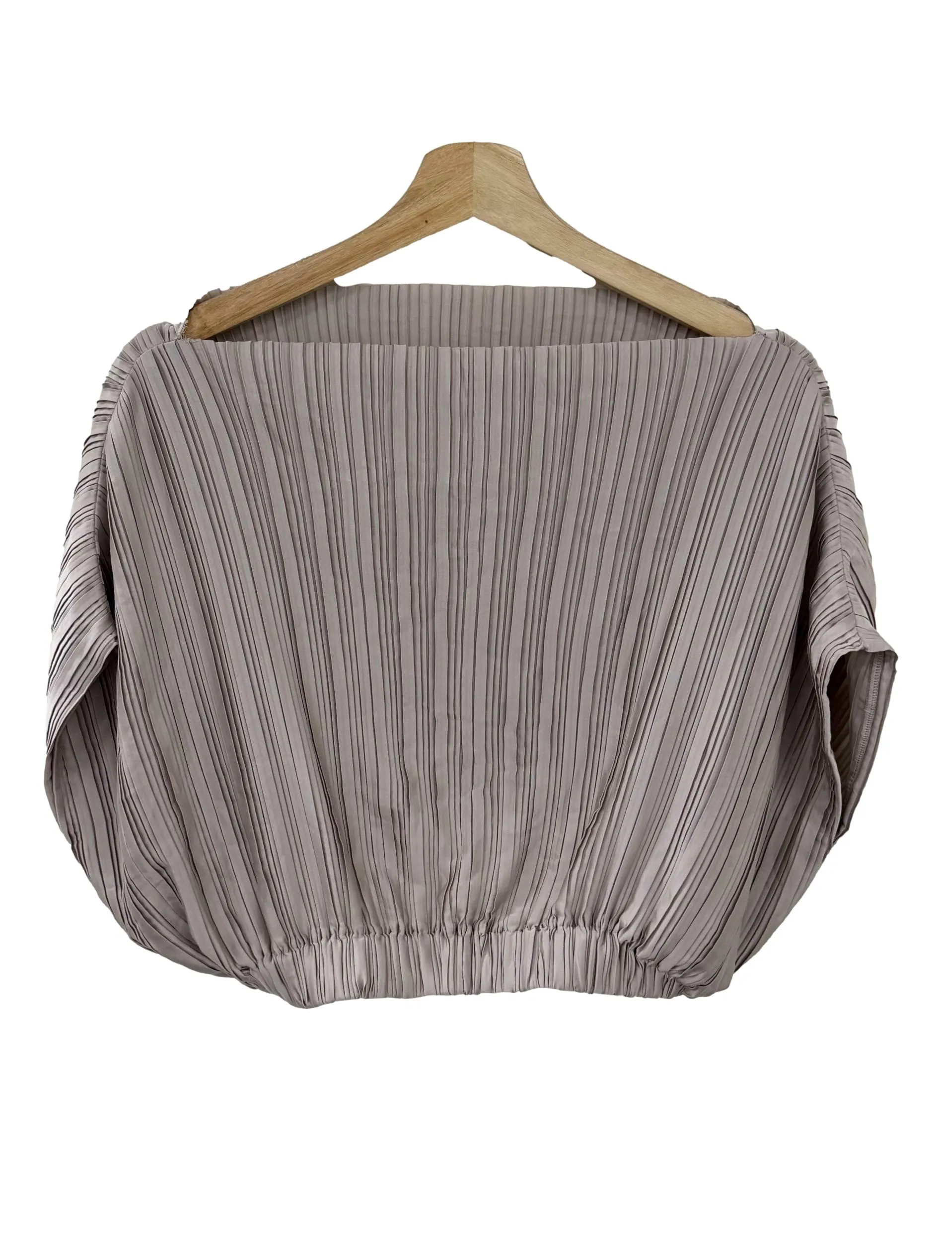 Pink Pleated Blouse
