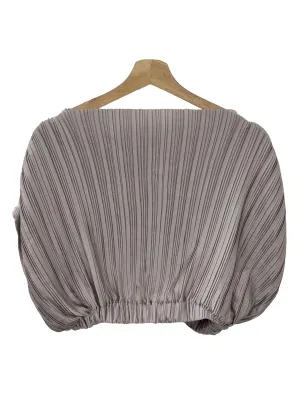 Pink Pleated Blouse