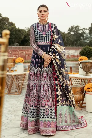 Pishwas Dress Pakistani in Black Shade 2021 #PF206