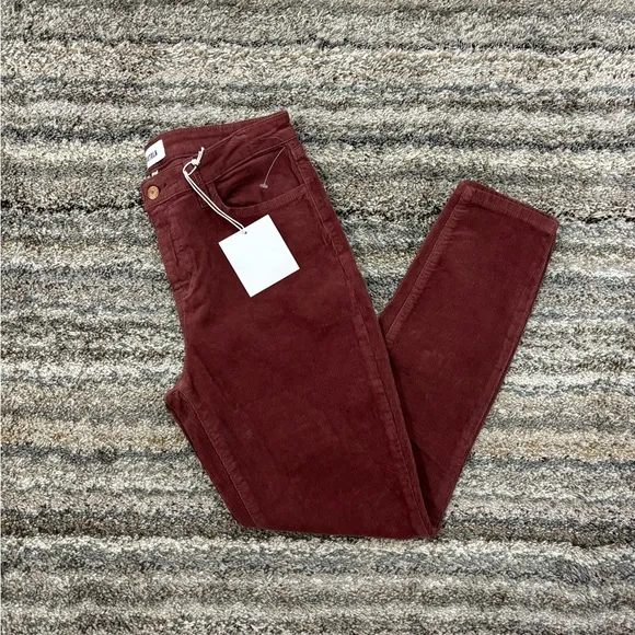 Pistola Corduroy Mid Rise Skinny Jeans Sz 28 NWT | Pistola Corduroy Skinny Jeans