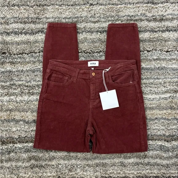 Pistola Corduroy Mid Rise Skinny Jeans Sz 28 NWT | Pistola Corduroy Skinny Jeans