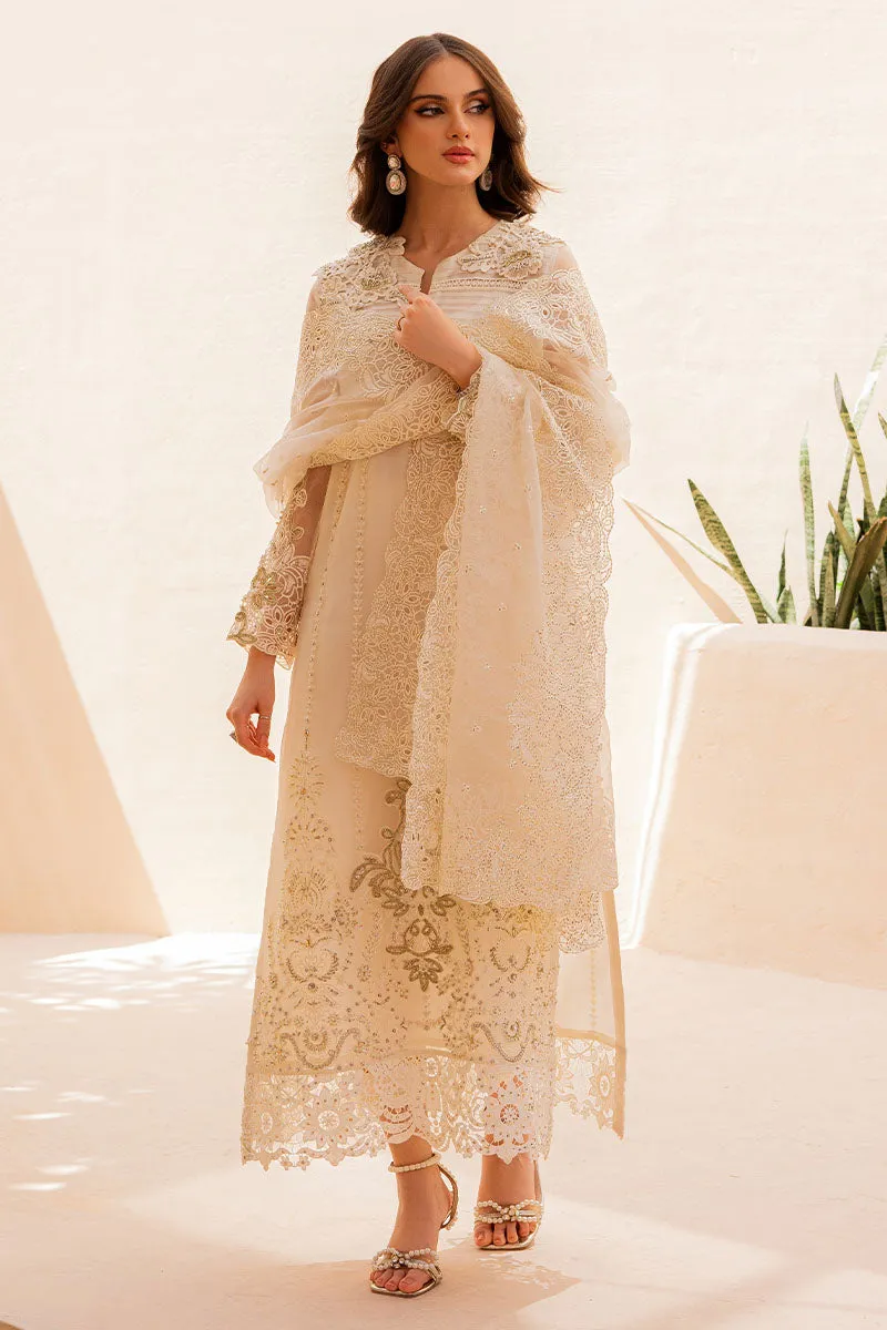 Premium Ivory Kameez Trousers Pakistani Wedding Dress