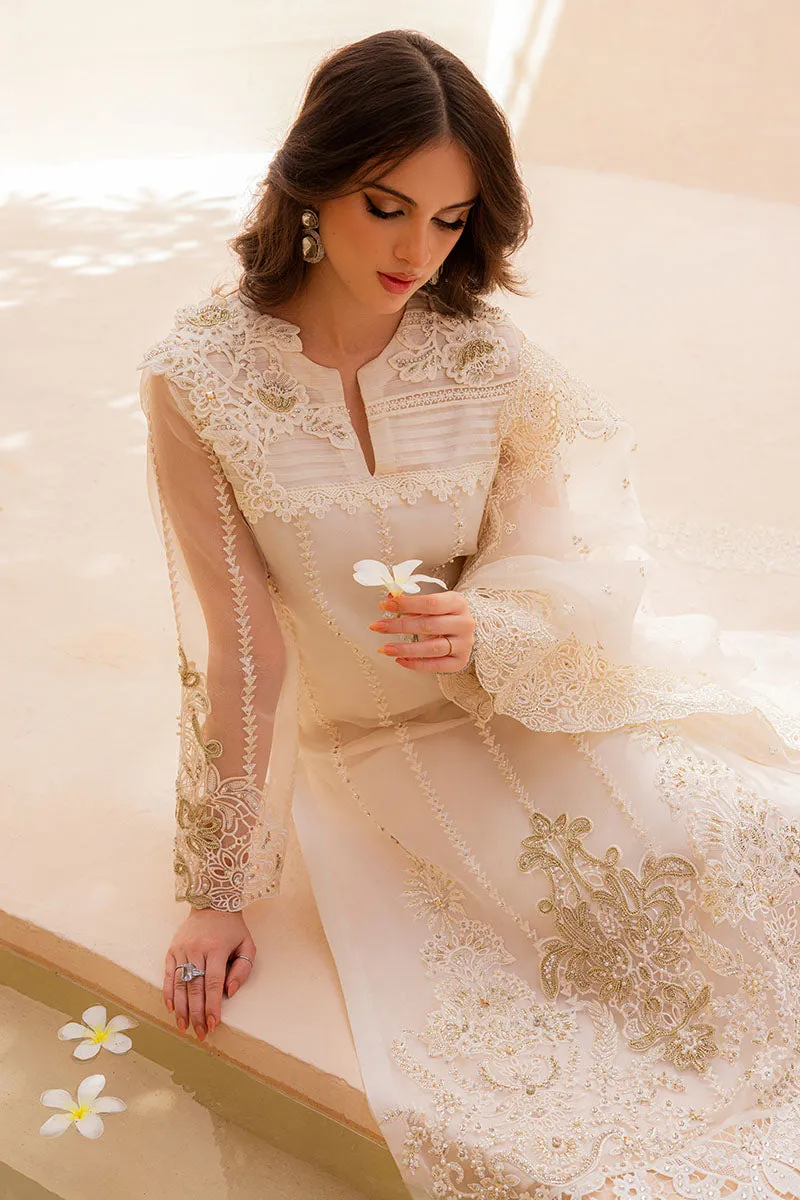 Premium Ivory Kameez Trousers Pakistani Wedding Dress