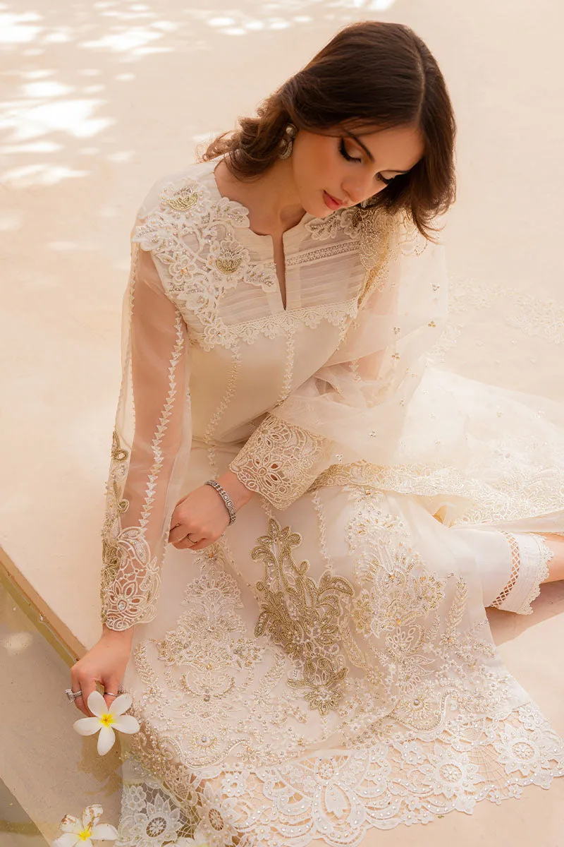 Premium Ivory Kameez Trousers Pakistani Wedding Dress