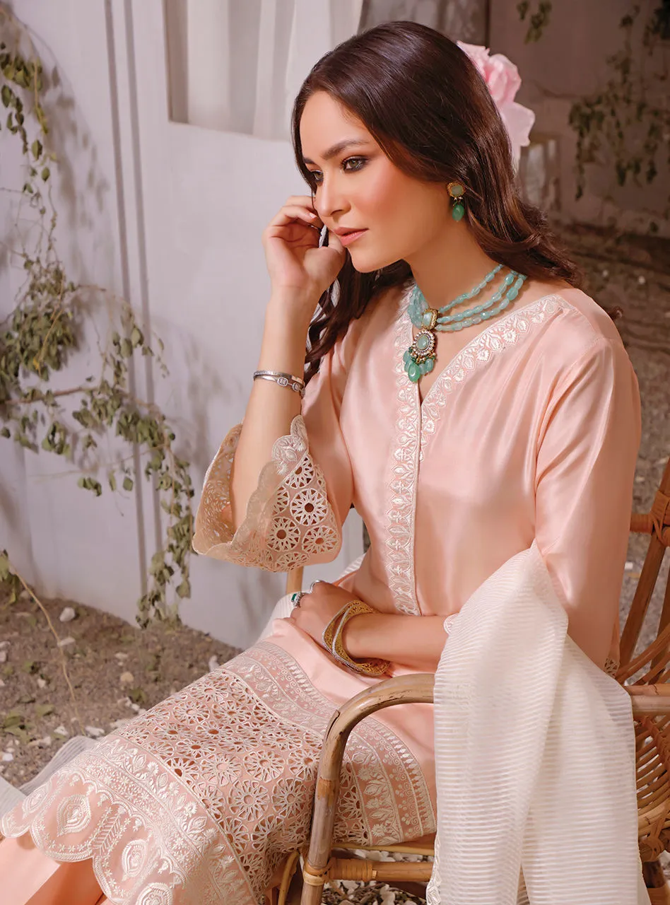 Premium Raw Silk Pink Salwar Kameez Pakistani Eid Dress