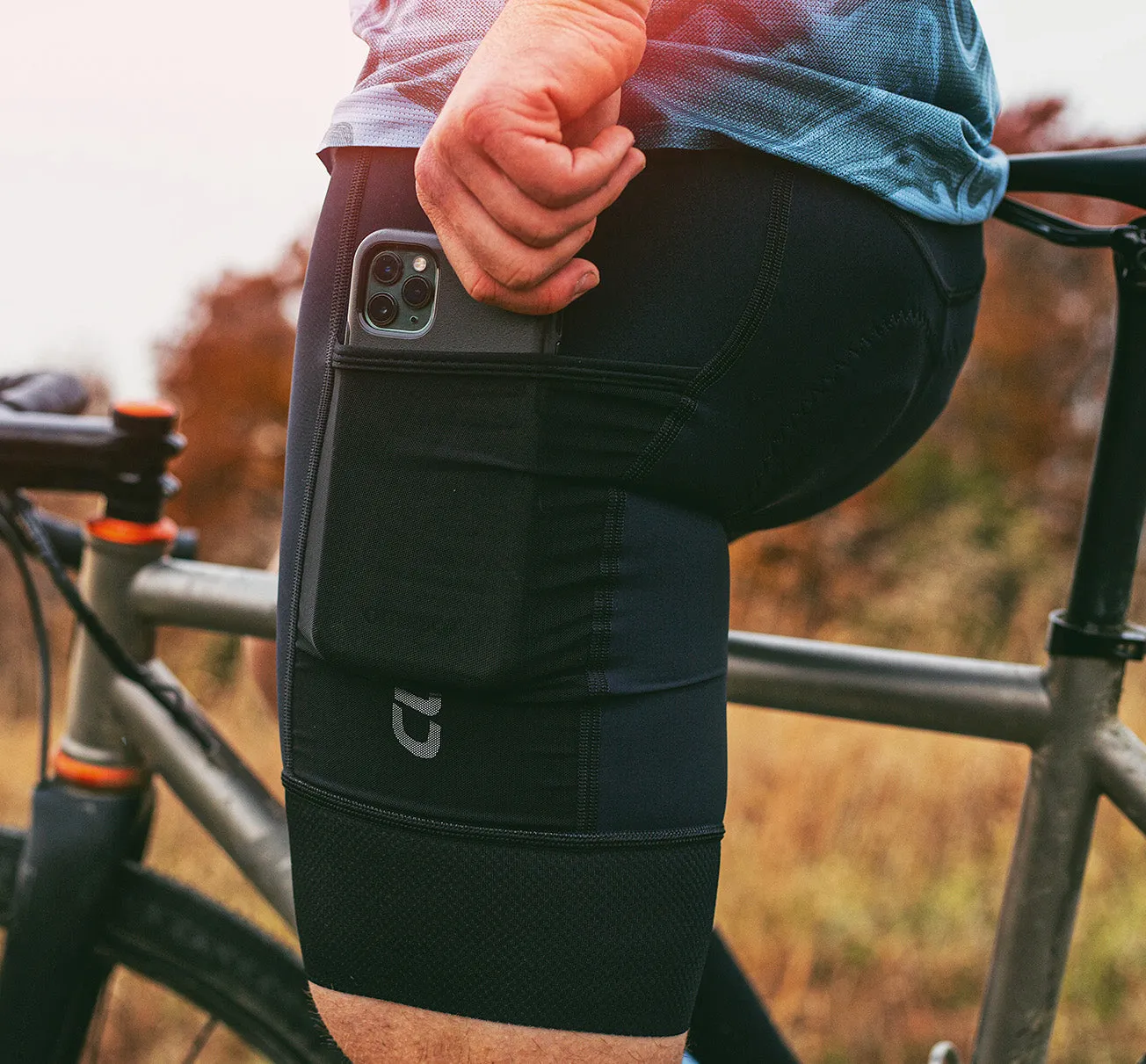 Pro4 Cargo Bib Short - Black