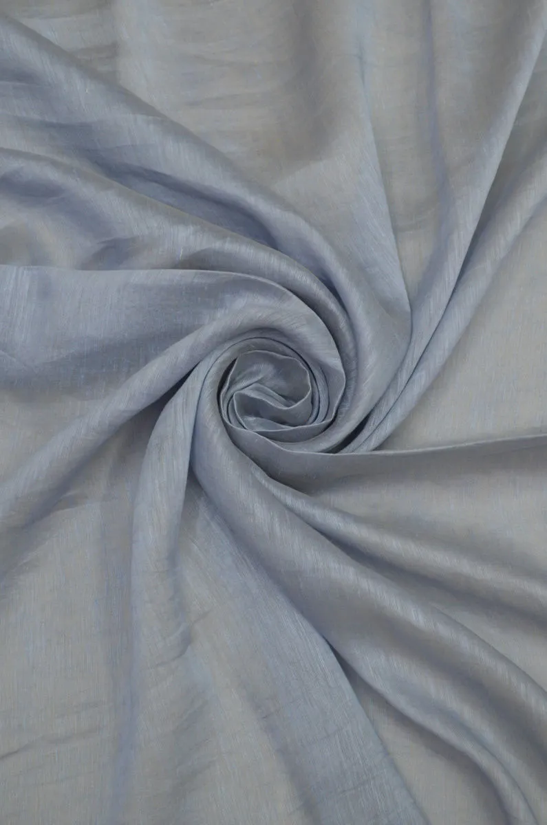 Pure Yarn Dyed Handloom Silk Linen Fabric