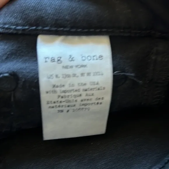 Rag &amp; Bone high rise skinny legging jeans