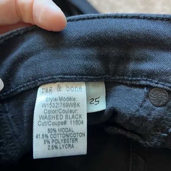Rag &amp; Bone high rise skinny legging jeans