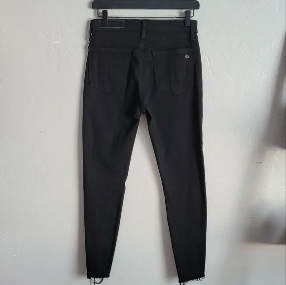 Rag &amp; bone Jeans Nina High Rise Skinny Zip Side