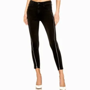 Rag &amp; bone Jeans Nina High Rise Skinny Zip Side