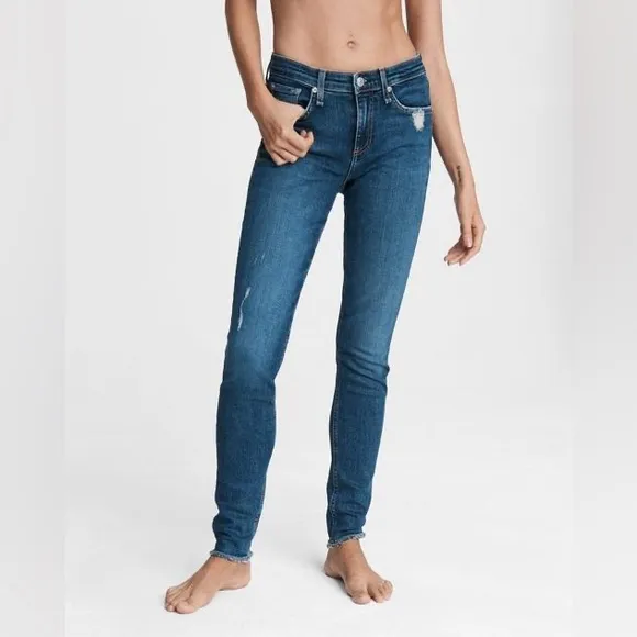 Rag &amp; Bone The Skinny in La Paz Distressed Jeans Size 27