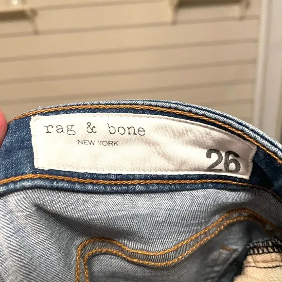 Rag and Bone Cate Mid Rise Ankle Skinny Jeans