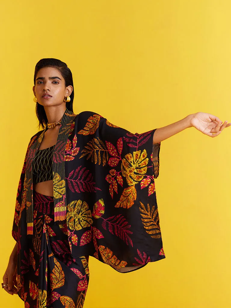 Rainforest Knot Skirt & Blouse Set