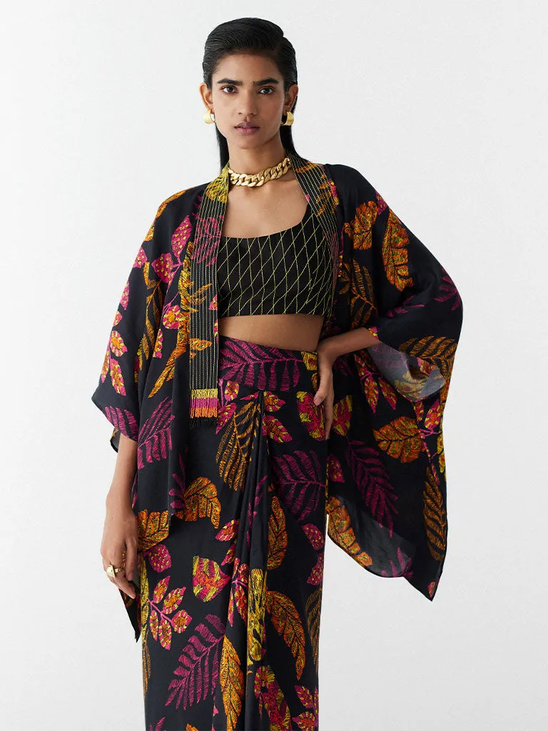 Rainforest Knot Skirt & Blouse Set