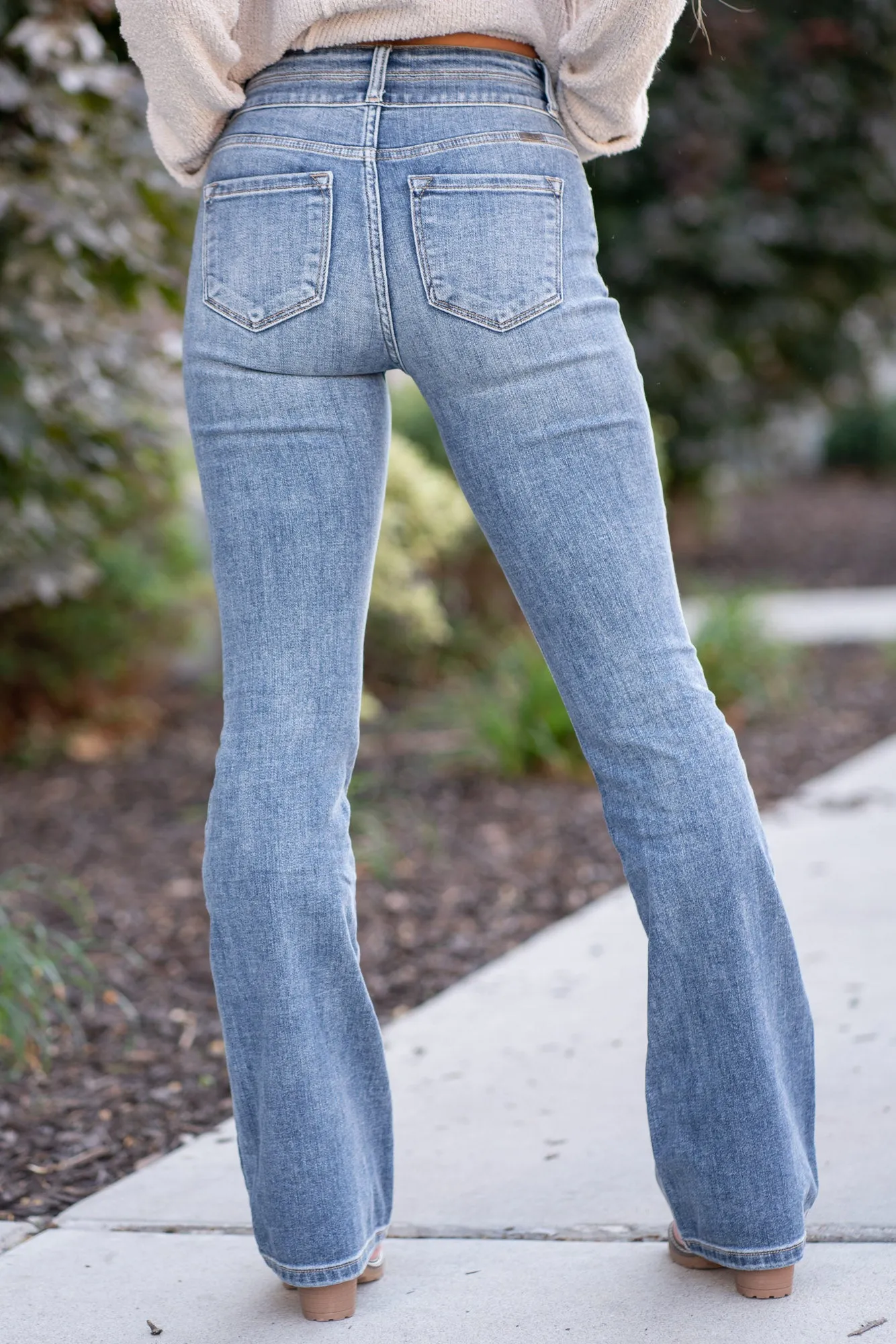 Raven High Rise Skinny Bootcut