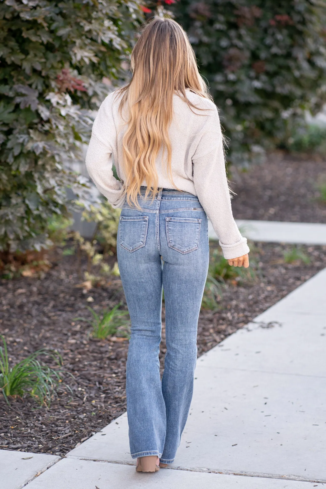 Raven High Rise Skinny Bootcut