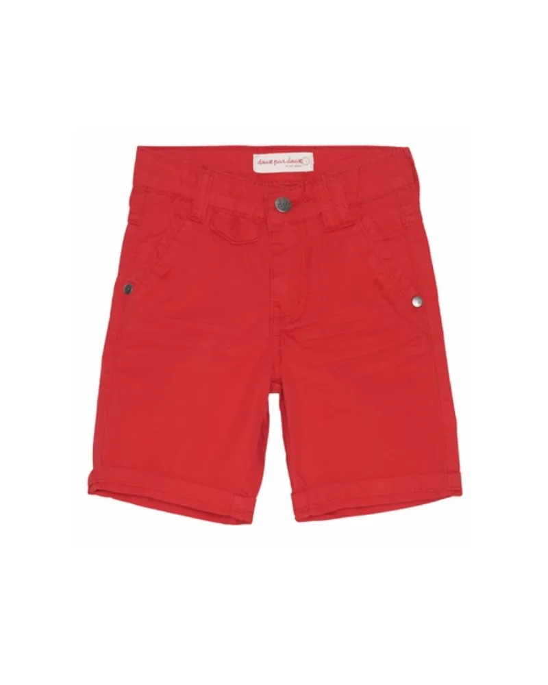 Red Twill Bermuda