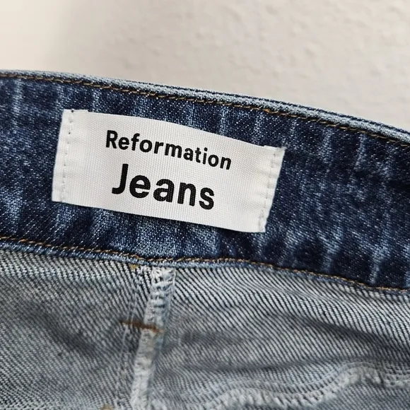 Reformation Jeans Kayo High And Skinny Jeans Newport Wash Women's Size 28
