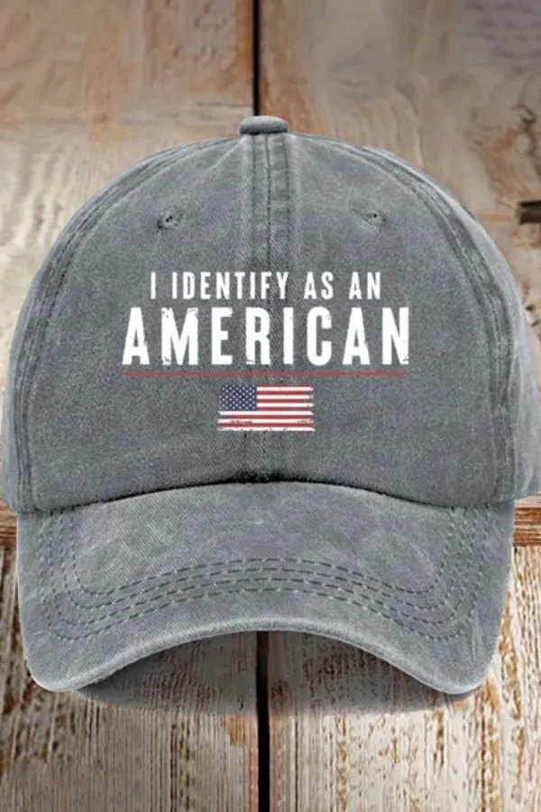 Retro American Print Baseball Cap