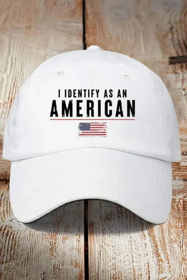 Retro American Print Baseball Cap