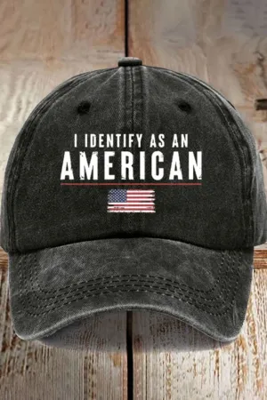 Retro American Print Baseball Cap