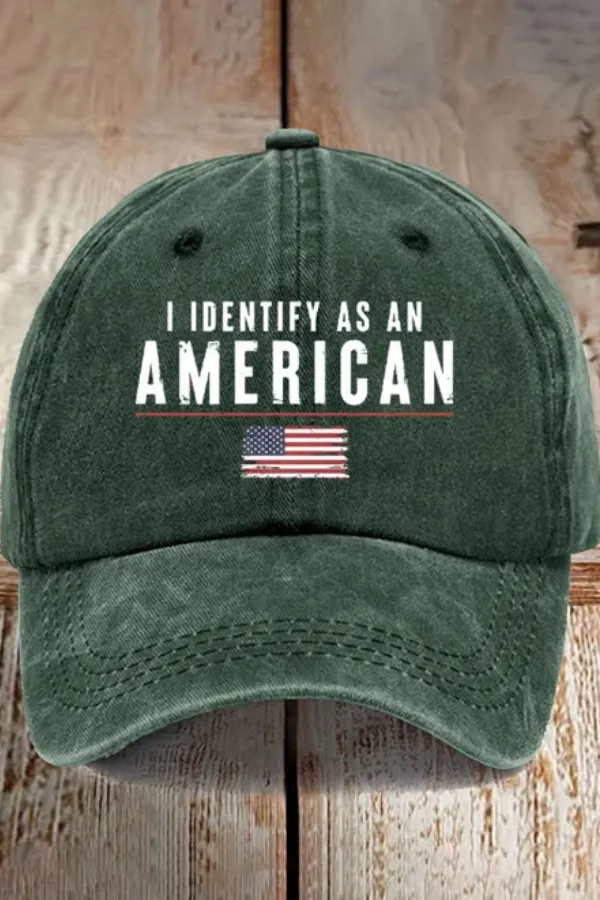 Retro American Print Baseball Cap