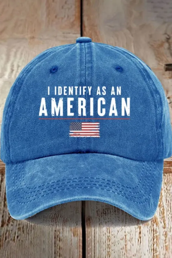 Retro American Print Baseball Cap