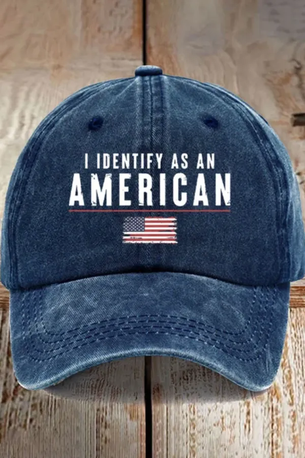 Retro American Print Baseball Cap