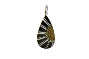 Retro Teardrop Pendant
