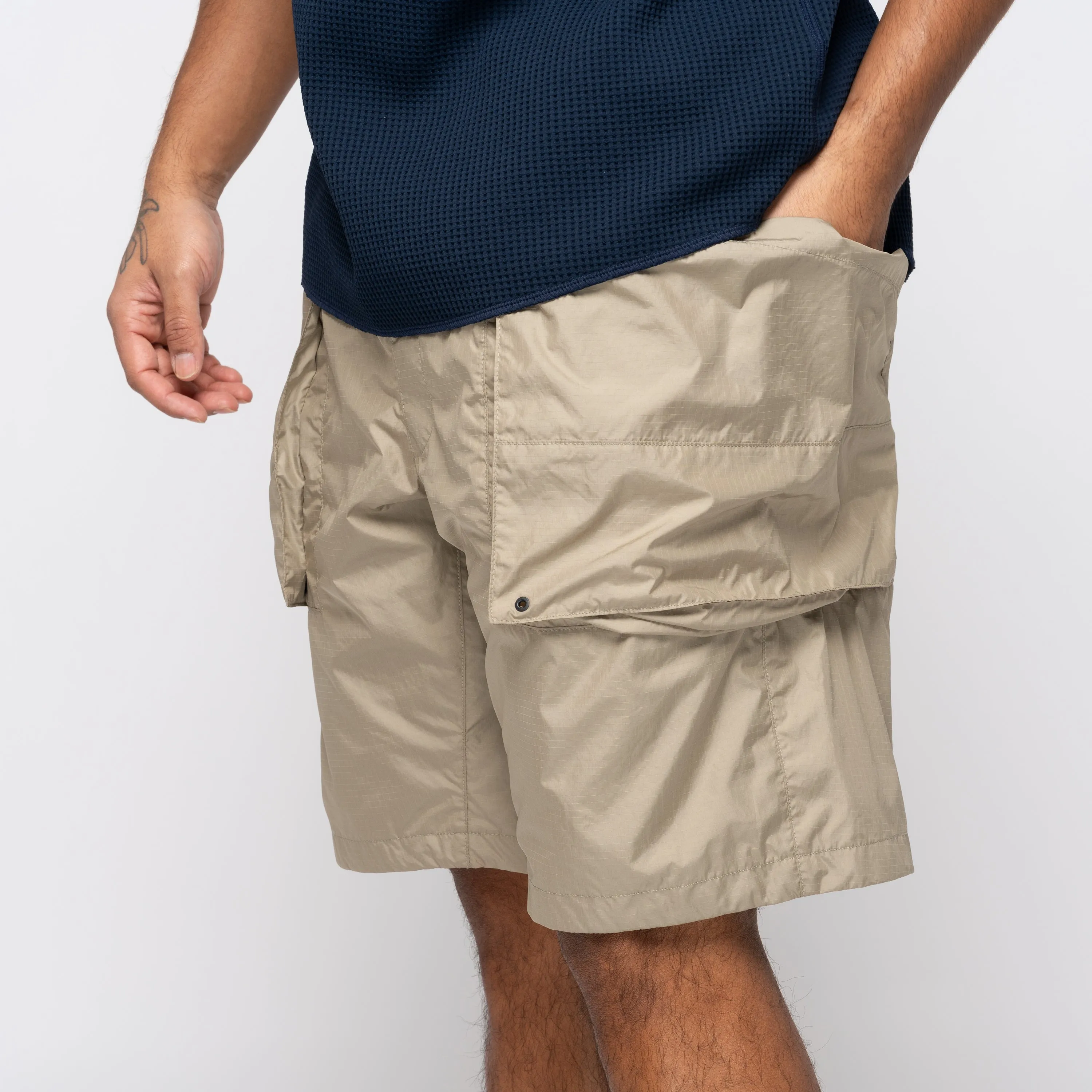 Rip-Stop Cargo Shorts Oak Beige GM74152