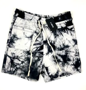 RISKY REWARDS MARBLE TIE DYE CARGO SHORTS