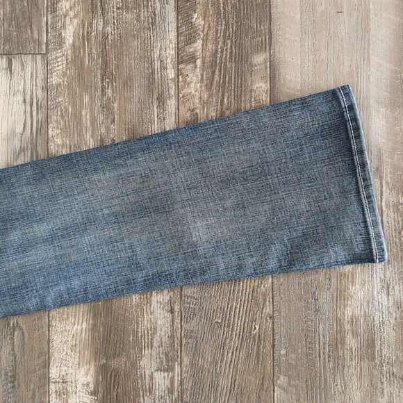 ROCK &amp; ROLL Cowgirl Mid Rise Bootcut denim rodeo western jeans sz26x34L like new