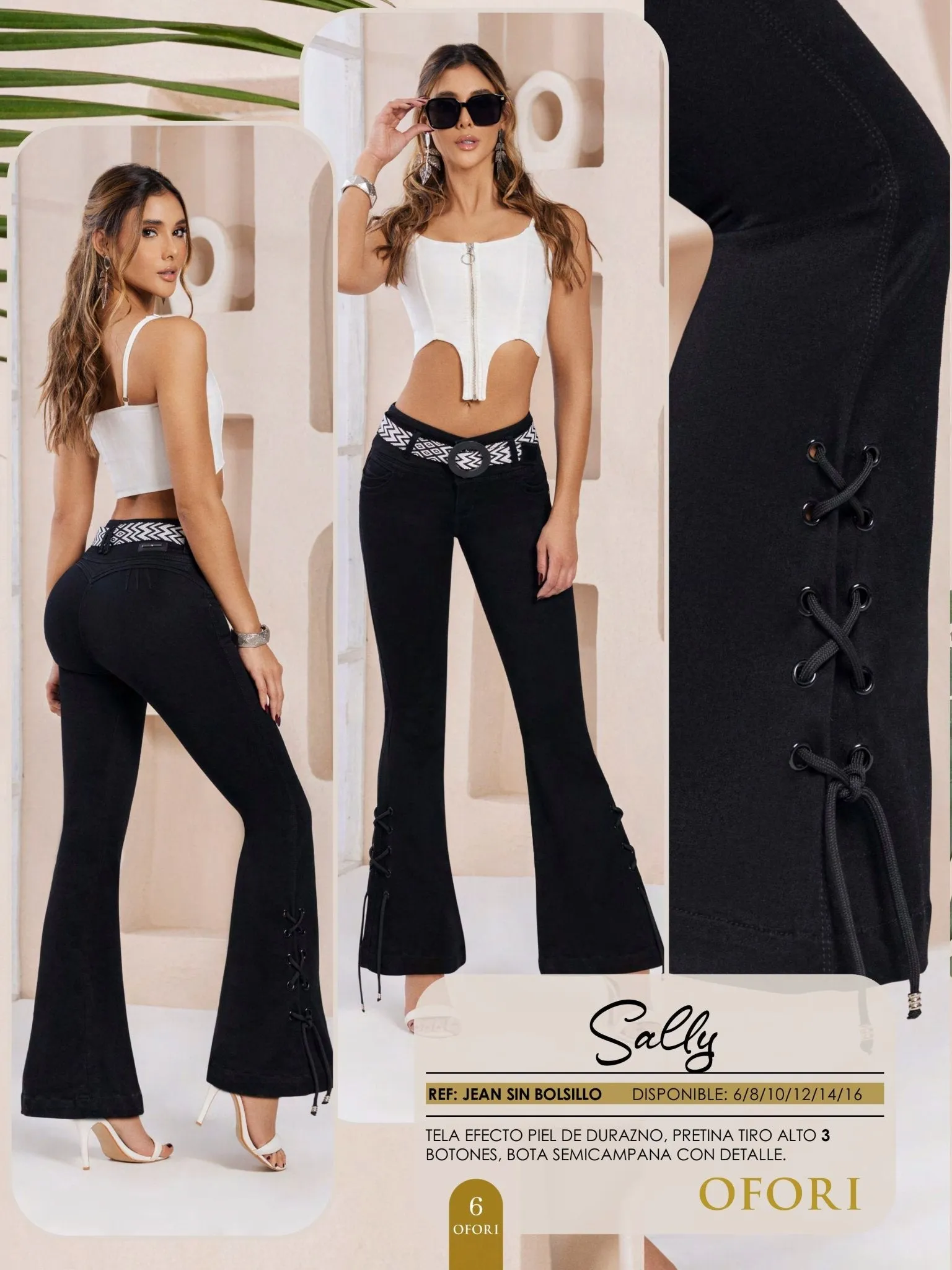 Sally 100% Authentic Colombian Push Up Jeans