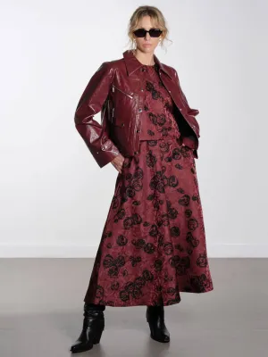 Saye Skirt - Bordeaux Rose