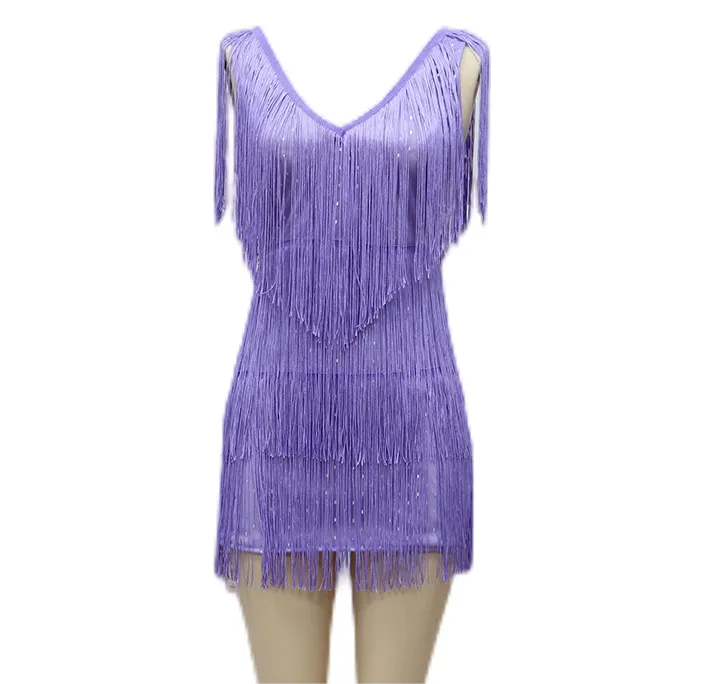 Sexy Deep V Sleeveless Tassels Mini Dress Women Glitter Night Clubwear Party Prom Evening Bodycon Dresses Femme Vestidos Summer