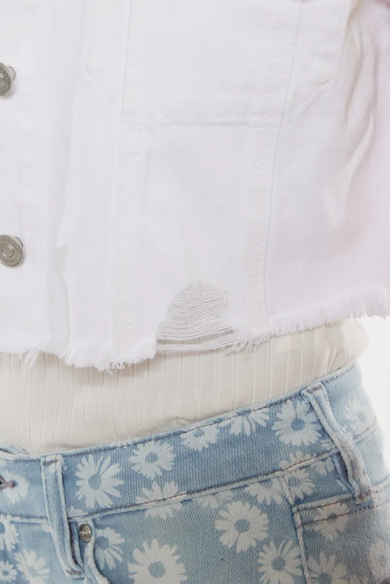 Shay Cropped 90's Vest