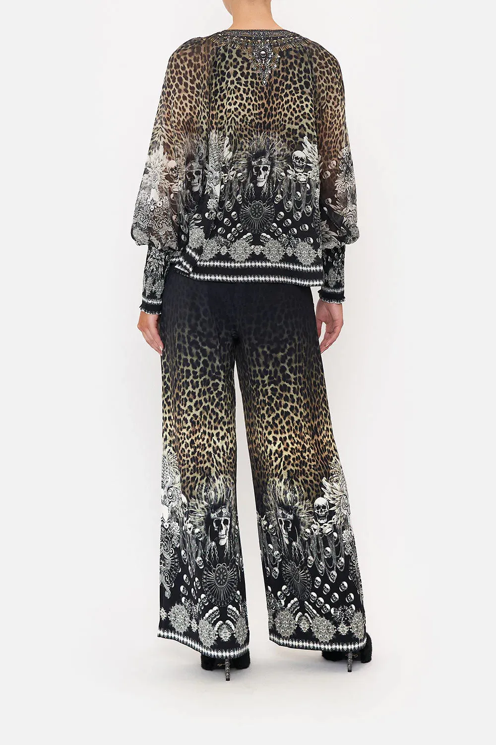 Shirred Cuff Blouse - Order of Disorder
