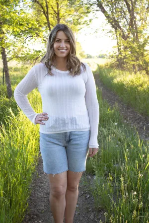 Sidney Semi-Sheer Top