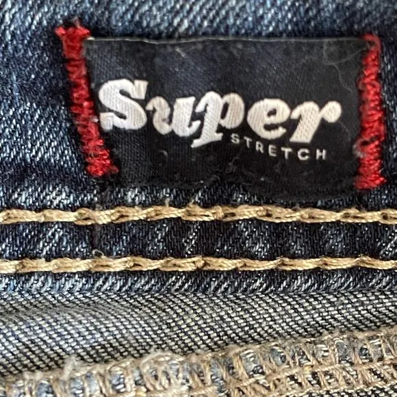 Silver Aiko Jeans Mid Boot Decorative Stitching Super Stretch W29/L31